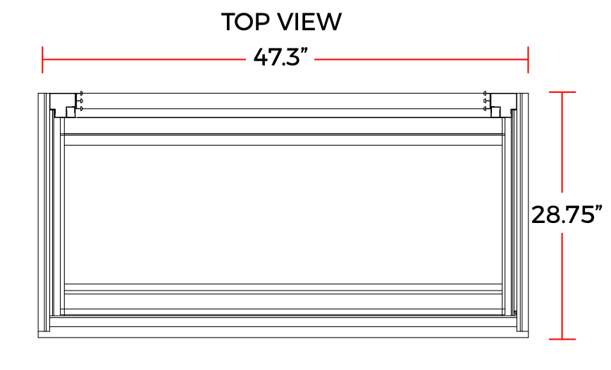 Coldline CD48 48" Refrigerated Bakery Display Case - Top Restaurant Supplies