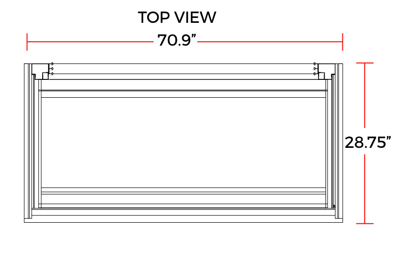 Coldline CD70 71" Refrigerated Bakery Display Case - Top Restaurant Supplies