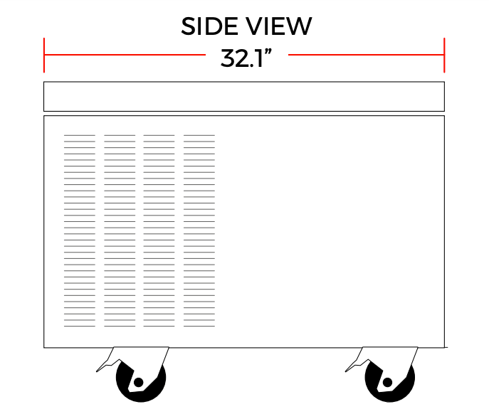 Coldline CB36 36" 2 Drawer Stainless Steel Refrigerated Chef Base - Top Restaurant Supplies