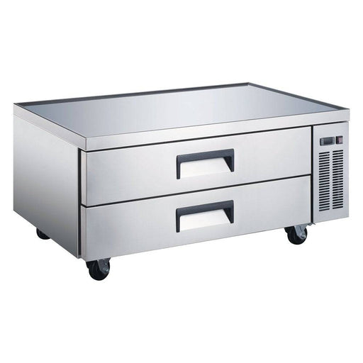 Coldline CB52 52" 2 Drawer Stainless Steel Refrigerated Chef Base - Top Restaurant Supplies