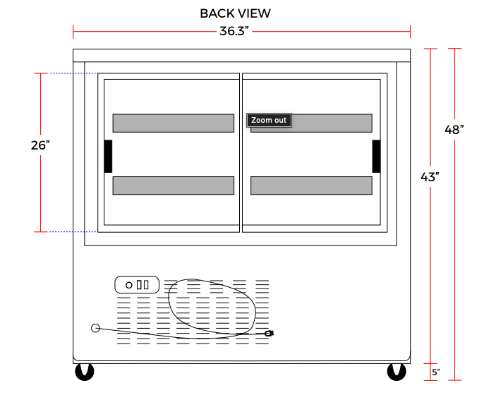 Coldline DC36-SS 36" Stainless Steel Curved Glass Refrigerated Deli Display Case - Top Restaurant Supplies