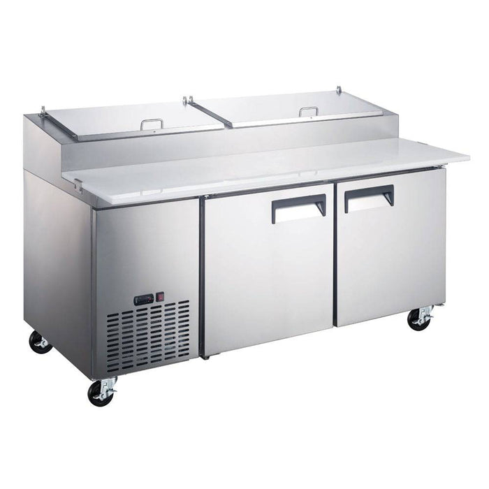 Coldline CPT-72 71" Refrigerated Pizza Prep Table, 9 Pans - Top Restaurant Supplies