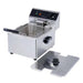 Cookline DF15-1-220 10" Single Tank 15 lb. Electric Countertop Fryer, 220v - Top Restaurant Supplies