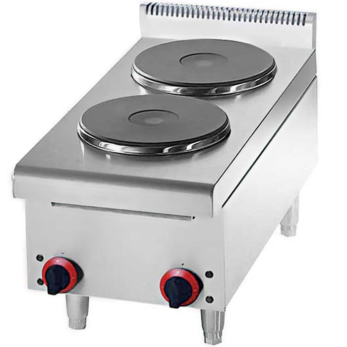 Cookline GS2 Countertop 2 Burner Electric Hot Plate, 5200W - Top Restaurant Supplies