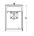 Donper USA XF124 Frozen Drink Machine - High Volume 1.5 Gal Stainless Steel unit - Top Restaurant Supplies