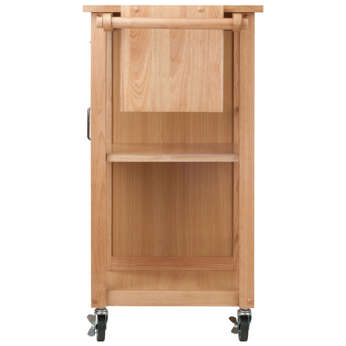 Douglas Utility Kitchen Cart; Natural