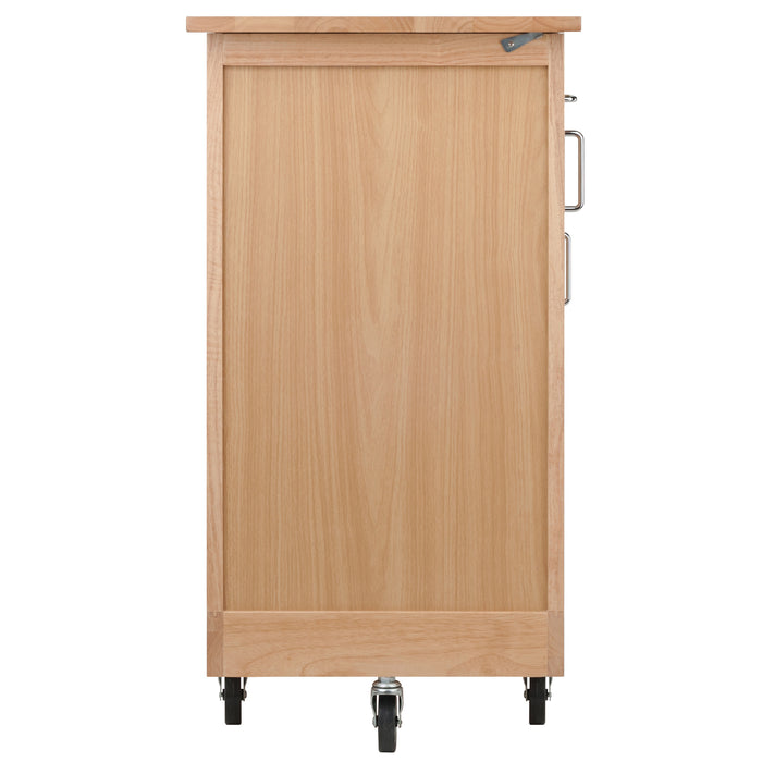 Douglas Utility Kitchen Cart; Natural