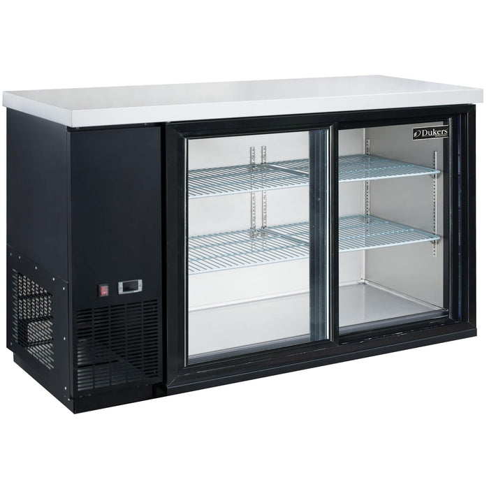 Dukers DBB48-S2 2-Door Bar and Beverage Cooler (Sliding Doors), 49.25" Wide - Top Restaurant Supplies