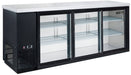 Dukers DBB72-S3 3 Door Bar and Beverage Cooler (Sliding Doors), 73" Wide - Top Restaurant Supplies