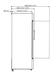 Dukers DSM-33R Commercial Glass Swing 2-Door Merchandiser Refrigerator, 39.375" Wide - Top Restaurant Supplies