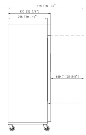 Dukers D55R 2-Door Commercial Refrigerator in Stainless Steel, 55.125" Wide - Top Restaurant Supplies