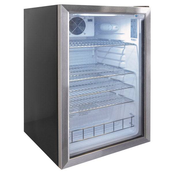 Excellence Industries EMM-4HC 19 1/2" Countertop Refrigerator, 3.7 Cu Ft. - Top Restaurant Supplies