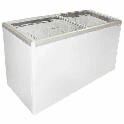 Excellence Industries EURO-10 39 5/8" Flat Lid Display Freezer, 9.6 Cu Ft. - Top Restaurant Supplies