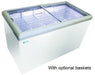 Excellence Industries HB-11HCD 43 1/2" Dual Temperature Display Freezer, 11.1 Cu Ft. - Top Restaurant Supplies