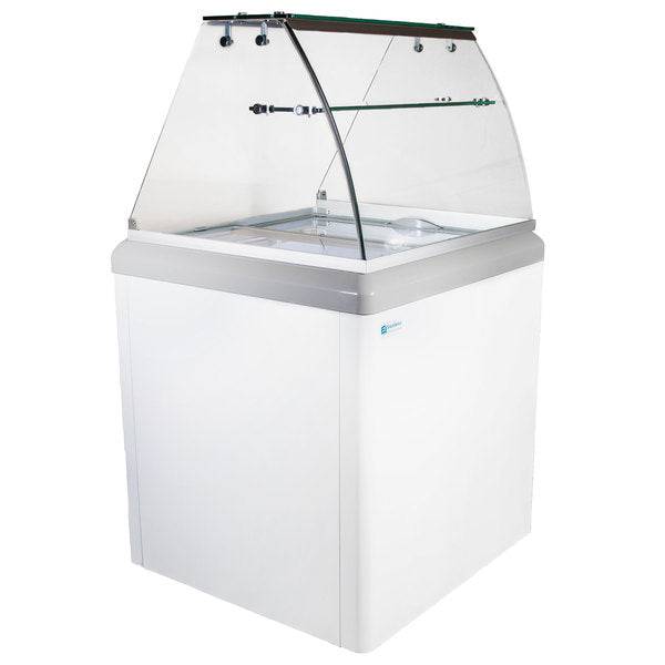 Excellence Industries HBG-4HC 28 1/2" Gelato Dipping Cabinet with LED, 6.4 Cu Ft. - Top Restaurant Supplies