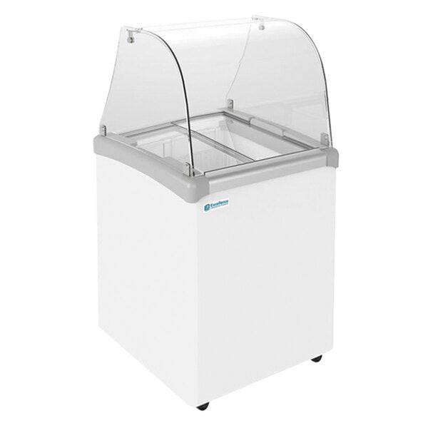 Excellence Industries EDC-4CHC 24 3/4" Ice Cream Dipping Cabinet, 5.0 Cu Ft. - Top Restaurant Supplies