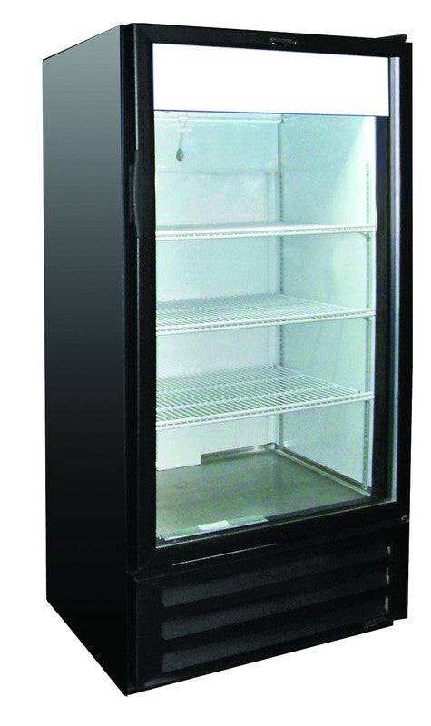 Excellence Industries VR-10HC 25 5/8" Heavy Duty Upright Glass Door Merchandiser, 10 Cu Ft. - Top Restaurant Supplies