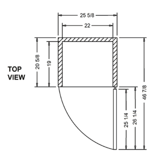 Excellence Industries VR-10HC 25 5/8" Heavy Duty Upright Glass Door Merchandiser, 10 Cu Ft. - Top Restaurant Supplies