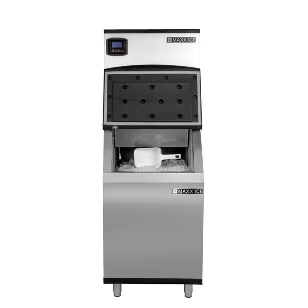 Maxx Ice MIM360NH-B310 Intelligent Series Modular Ice Machine, 22"W, 361 lbs w/310 lb Storage Bin, Stainless Steel