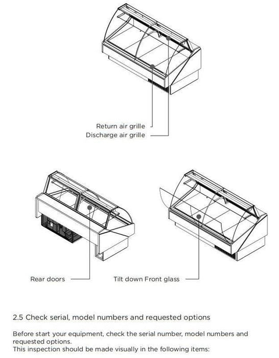 Hydra-Kool KFM-FG-60-S Fresh Meat Flat Glass Deli Case - Top Restaurant Supplies