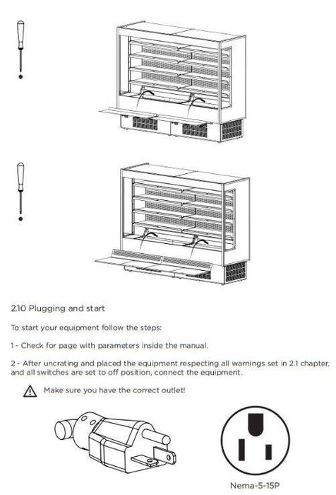 Hydra-Kool KGH-OF-100-S KGH-OF Grab-N-Go High Profile Case - Top Restaurant Supplies