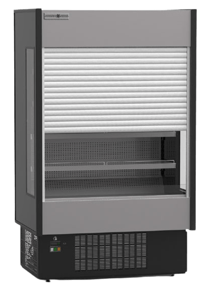 Hydra-Kool KGH-ES-100-S 96" Grab-N-Go High Profile Case with Electric Shutter, Self-Contained - Top Restaurant Supplies