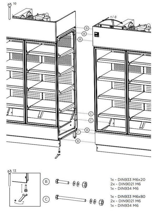 Hydra-Kool KGV-MO-3-R High Volume Grab and Go - Top Restaurant Supplies