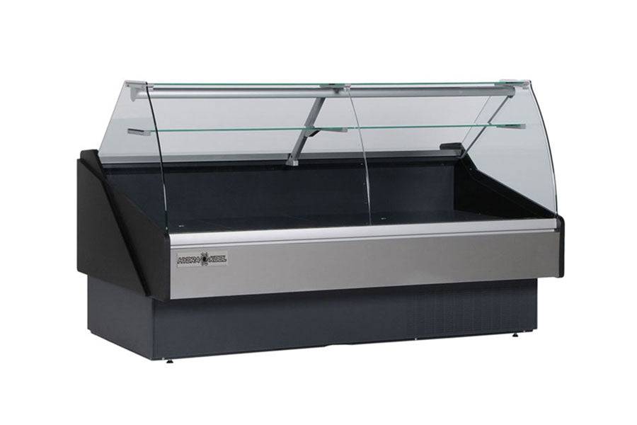 Hydra Kool KPM-CG-80-S Deli Products and Packaged Meat Curved Glass Deli Case - Top Restaurant Supplies