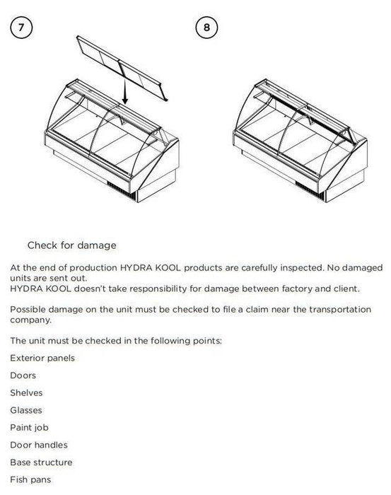 Hydra-Kool KFM-SC-40-S KFM-SC Seafood Case - Top Restaurant Supplies