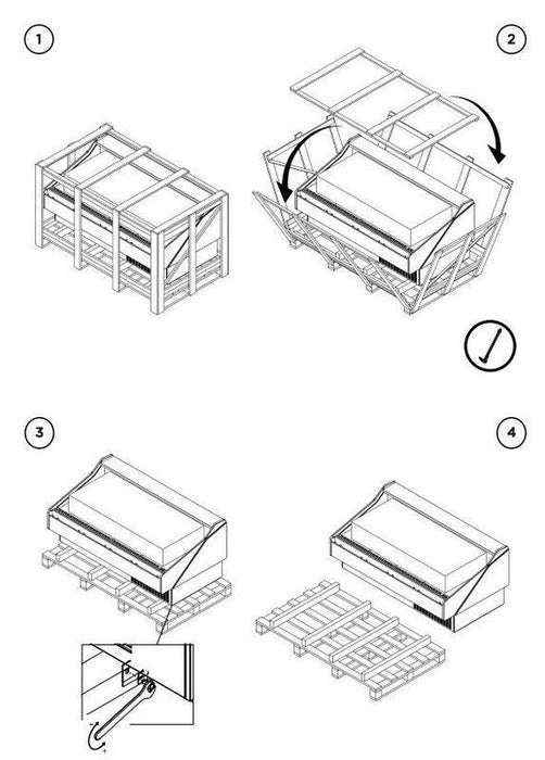 Hydra-Kool KFM-SC-80-S KFM-SC Seafood Case - Top Restaurant Supplies