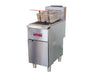 Ikon IGF-35/40-NG 35-40 lb. Capacity 3-tube Fryer, 90,000 BTU, Natural Gas, Millivolt Thermostat - Top Restaurant Supplies