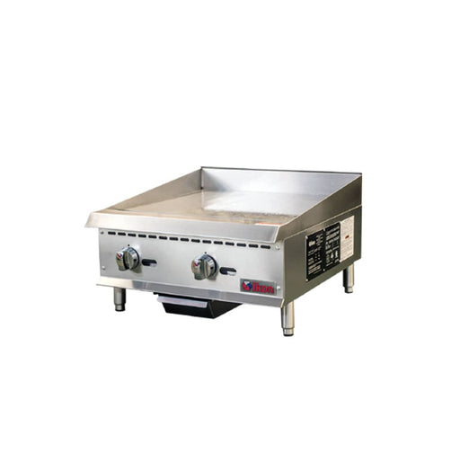 Ikon IMG-24 24" Manual Control Griddles, 60,000 BTU - Top Restaurant Supplies