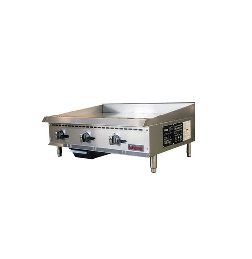 Ikon IMG-36 36" Manual Control Griddles, 90,000 BTU - Top Restaurant Supplies