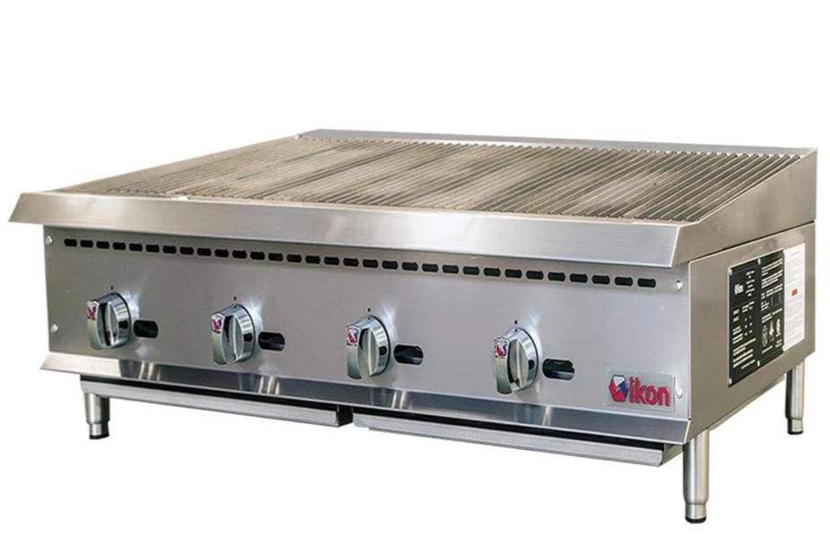 Ikon IRB-48 48" Radiant Broiler, 140,000 BTU - Top Restaurant Supplies