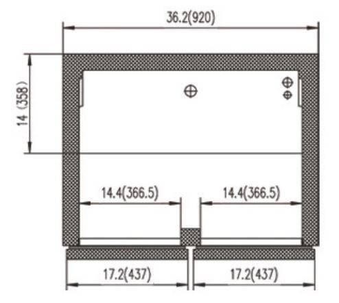 IKON ISP36 Salad and Sandwich Prep Table, 36.2" Wide, 7.7 Cu. Ft. - Top Restaurant Supplies