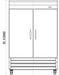 IKON IB54F Double Door Bottom Mount Freezer, 53.9" Wide, 42 Cu. Ft. - Top Restaurant Supplies