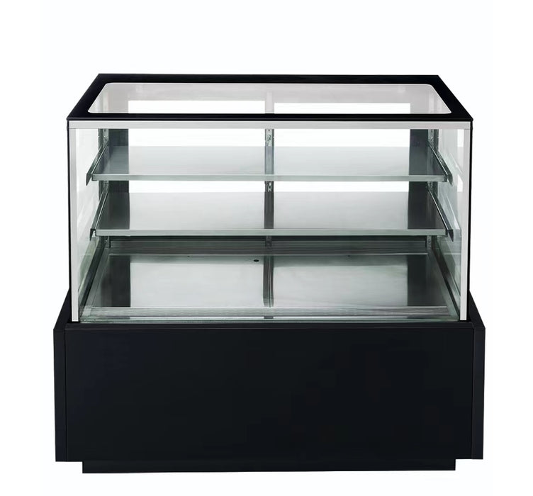 Dukers DDM48R – Straight Glass 48″ Cake Showcase - 48″W * 28-1/2″D * 51″H - Top Restaurant Supplies