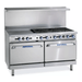 Imperial Range IR-6-G24 ro Series 60" Gas Range, 6 Burners, 24" Range, 2 Ovens - Top Restaurant Supplies