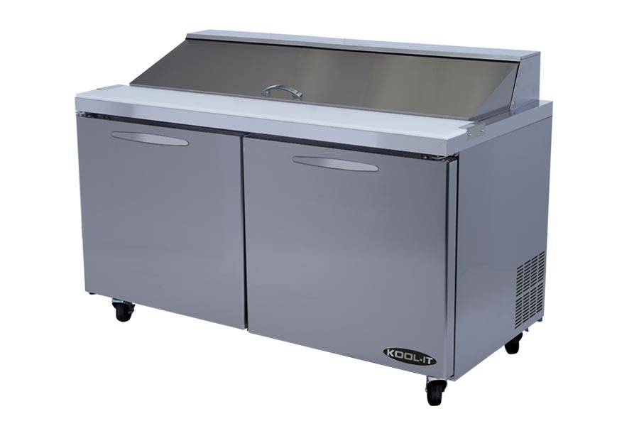 Kool-It KSTM-60-2 60??Megatop Sandwich Prep Table, 16.7 Cu. Ft. - Top Restaurant Supplies