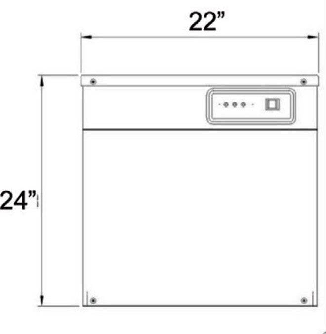 Kool-It KCM-450-AH-22 Modular Ice Maker, 436 Lbs. Per Day, Half Cube Style Ice - Top Restaurant Supplies