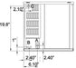 Kool-It KCM-450-AH-22 Modular Ice Maker, 436 Lbs. Per Day, Half Cube Style Ice - Top Restaurant Supplies