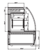 Kool-It KDG-60 59" Curved Glass Refrigerated Deli Display Case, 21.5 cu. ft. - Top Restaurant Supplies