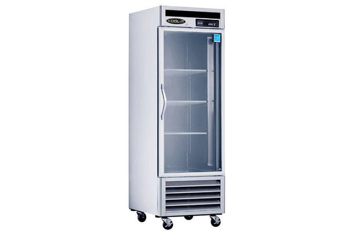 Kool-It KBSR-1G Single Glass Door Refrigerator Bottom Mount, 26.8" Wide, 21 Cu. Ft. - Top Restaurant Supplies