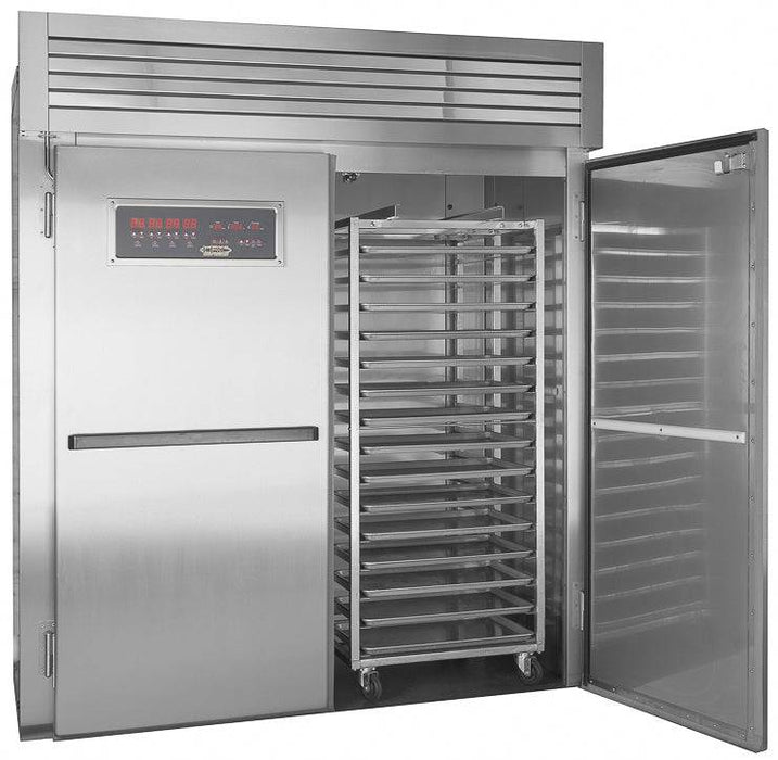LBC Bakery LRP2S-90P 75" Wide Two Door Roll-in Rack Pass Through Proofer, 8 Single Side Load, 9 Single End Load, 4 Double Rack Capacity - Top Restaurant Supplies
