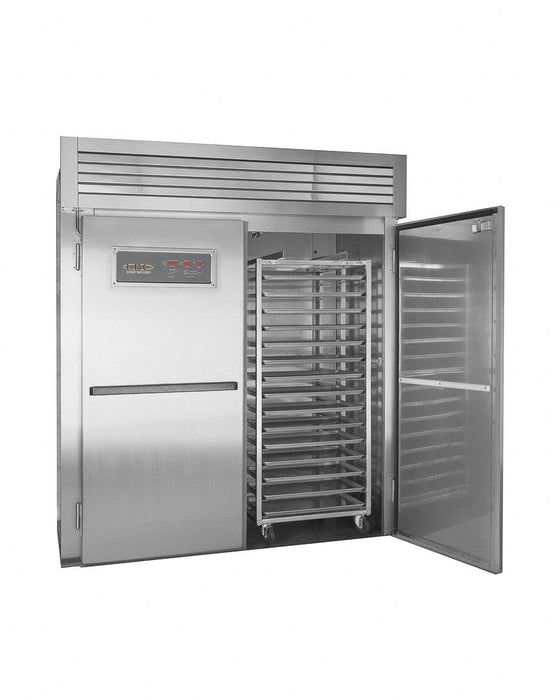 LBC Bakery LRPR2S-100HO 75″ Wide Two Door Roll-in Rack Retarder Proofer Without Condenser, 10 Single Side Load, 9 Single End Load, 4 Double Rack Capacity - Top Restaurant Supplies