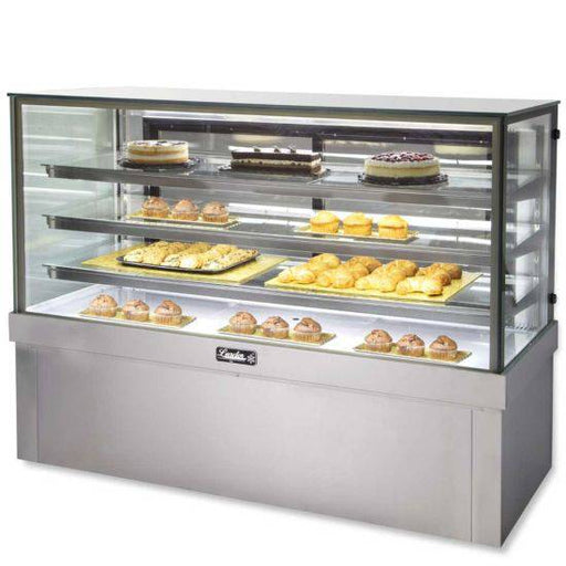 Leader Refrigeration NHBK72-A 72" All Glass Bakery Case with 2 Doors and 3 Shelves - Top Restaurant Supplies