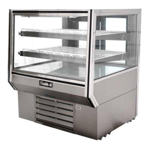 Leader Refrigeration NCBK36 36" Refrigerated Counter Bakery Case Display with 2 Doors and 2 Shelves - Top Restaurant Supplies