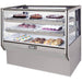 Leader Refrigeration NCBK57-D 57" Dry Non-Refrigerated Counter Bakery Display Case with 2 Doors and 2 Shelves - Top Restaurant Supplies