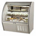 Leader Refrigeration ERHD48 48" Curved High Deli Display Case with 3 Doors and 2 Shelves - Top Restaurant Supplies