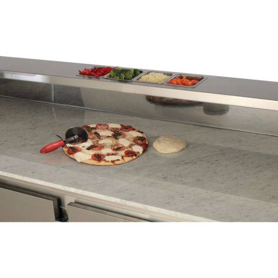 Leader Refrigeration DR48-MT 48" Dough Retarder Marble Top, 1 1/2 Doors - Top Restaurant Supplies